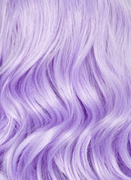 Pastel Purple Wavy Lace Front Synthetic Hair Wig LF6028