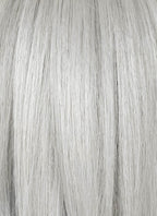 Valorant Jett Silver Grey Straight Yaki Lace Front Synthetic Wig With Ponytail LF6118