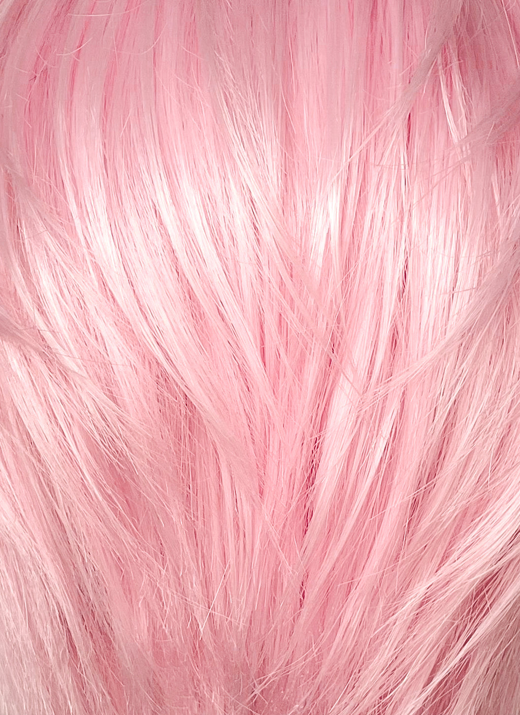 Kpop Pastel Pink Straight Lace Front Synthetic Men's Wig LF6131