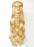 Blonde Braided Lace Front Synthetic Hair Wig LF6146B