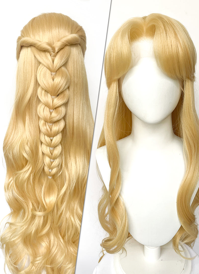 Blonde Braided Lace Front Synthetic Hair Wig LF6146B