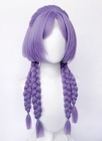League of Legends Yunara Purple Braided Yaki Lace Front Synthetic Wig LF6156