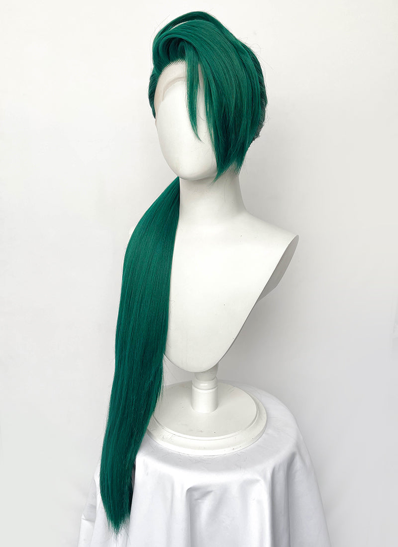 Pokémon Scarlet Pokémon Violet Rika Green Ponytail Lace Front Wig LF6187
