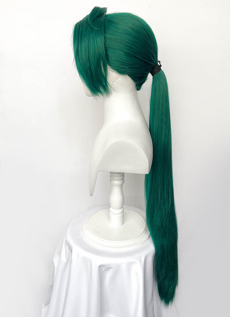 Pokémon Scarlet Pokémon Violet Rika Green Ponytail Lace Front Wig LF6187