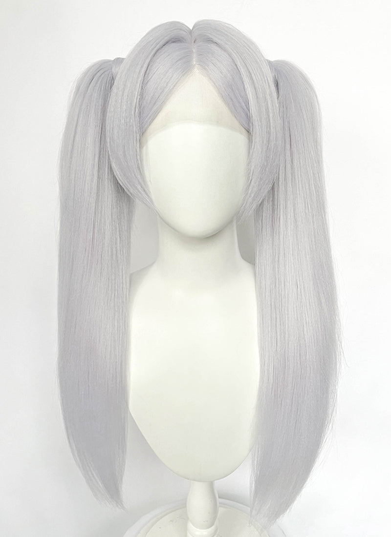 Frieren: Beyond Journey's End Frieren Pastel Lilac Mixed Blonde Ponytail Lace Front Wig LF6195