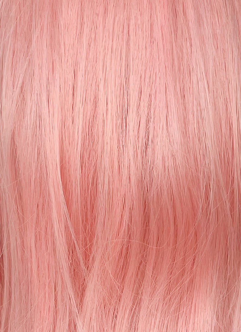 Pink Straight Lace Front Synthetic Bob Hair Wig LF8011