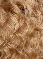 Golden Blonde Wavy Lace Front Synthetic Men's Wig LF8036