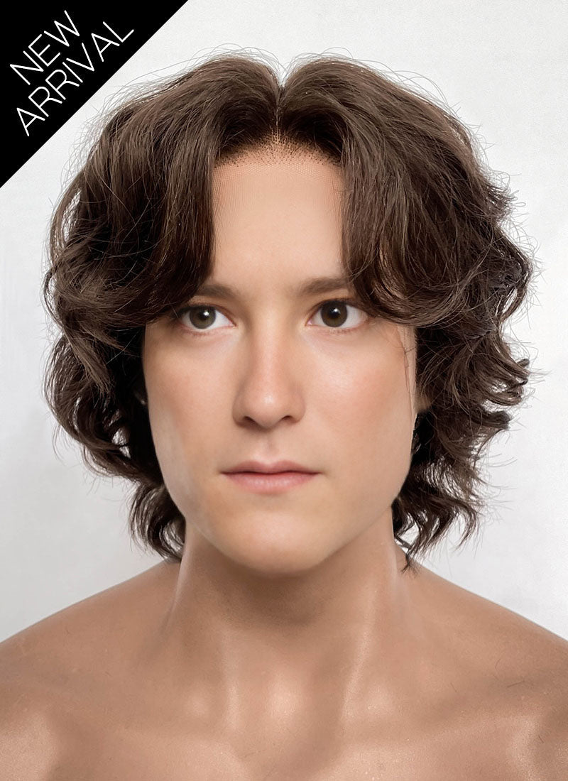 The New Avengers Thunderbolts Robert "Bob" Reynolds Brunette Wavy Lace Front Synthetic Men's Wig LF8068