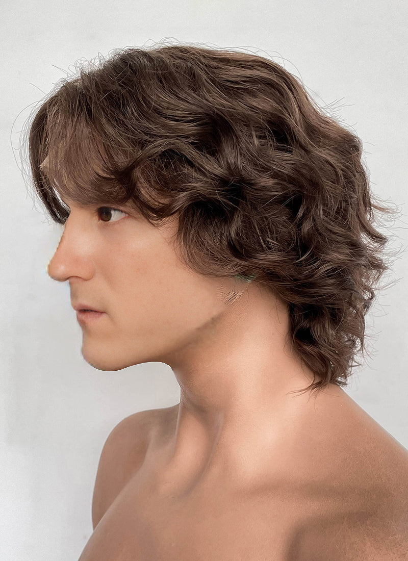 The New Avengers Thunderbolts Robert "Bob" Reynolds Brunette Wavy Lace Front Synthetic Men's Wig LF8068