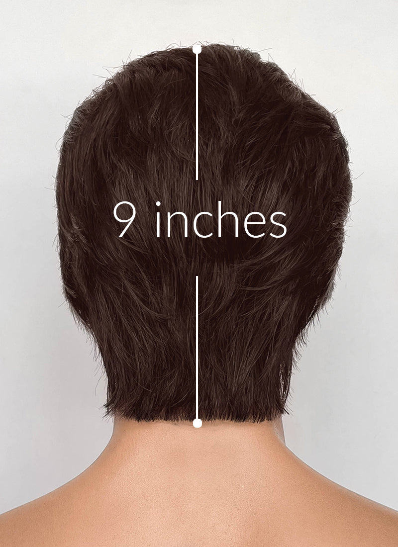 The Fantastic Four Mister Fantastic Reed Richards Black Mixed Silver Grey Straight Lace Front Synthetic Men's Wig LF8072