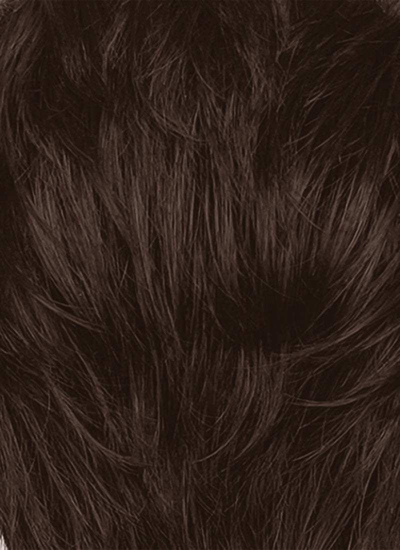 The Fantastic Four Mister Fantastic Reed Richards Black Mixed Silver Grey Straight Lace Front Synthetic Men's Wig LF8072