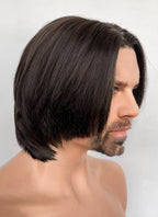 The New Avengers Thunderbolts Bucky Barnes Brunette Straight Lace Front Synthetic Men's Wig LF8080