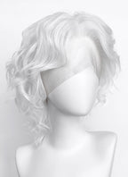 White Wavy Lace Front Synthetic Men's Wig LF8083