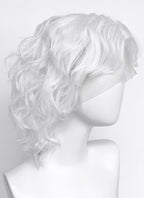 White Wavy Lace Front Synthetic Men's Wig LF8083