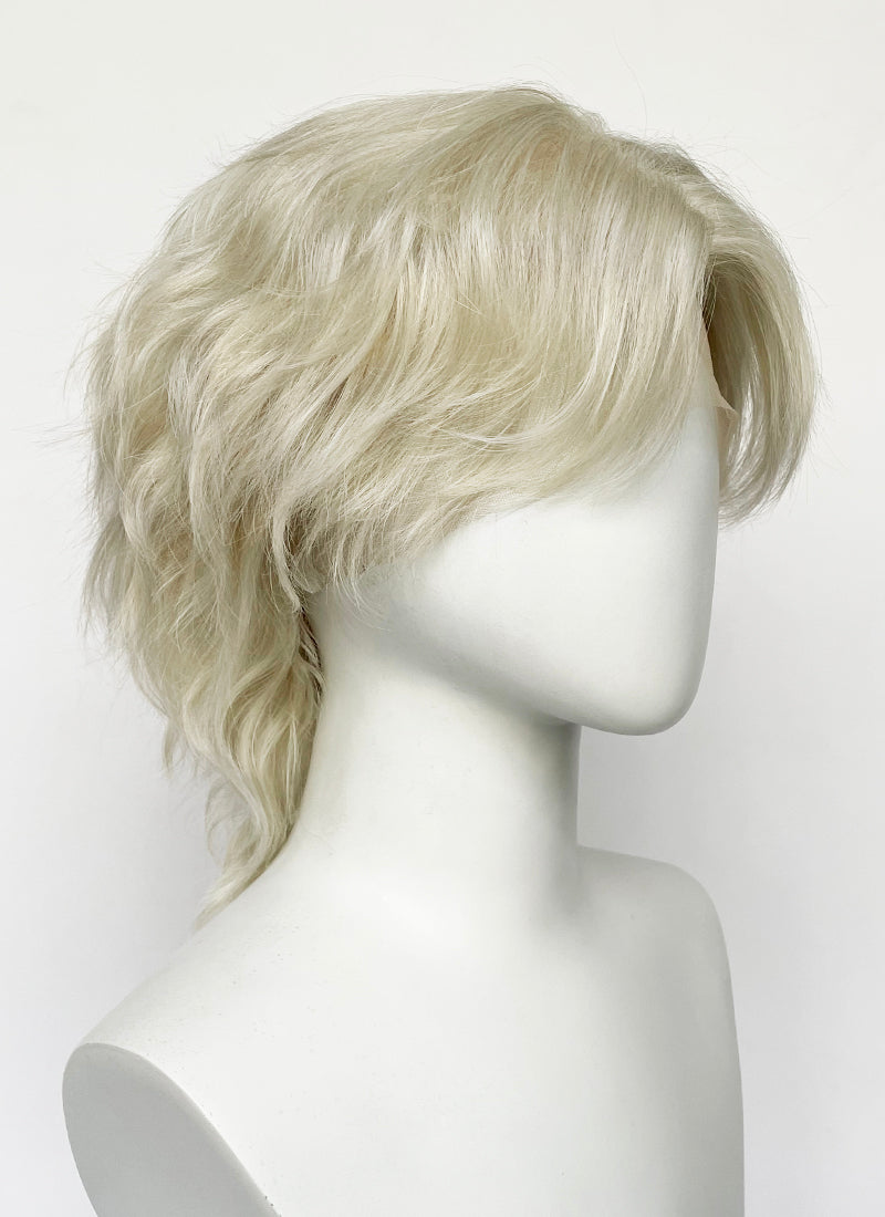 Pastel Ash Blonde Wavy Lace Front Synthetic Hair Wig LF8086