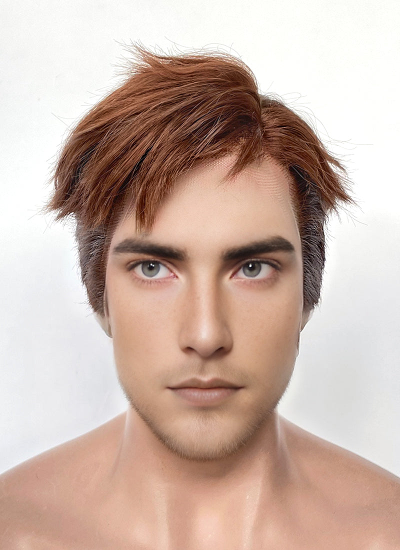 Dispatch Robert Robertson III Mecha Man Brown Straight Lace Front Synthetic Men's Wig LF8089