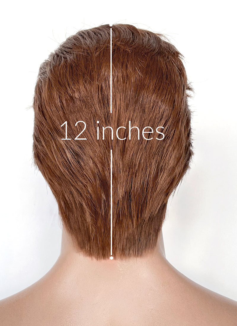Dispatch Robert Robertson III Mecha Man Brown Straight Lace Front Synthetic Men's Wig LF8089