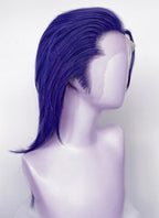 Critical Role The Mighty Nein Mollymauk Tealeaf Purplish Blue Straight Lace Front Synthetic Men's Wig LF8091
