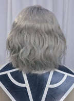 Baldur's Gate 3 Isobe Grey Wavy Lace Front Synthetic Wig LF8092