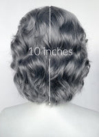 Clair Obscur: Expedition 33 Renoir Charcoal Grey Wavy Lace Front Synthetic Men's Wig LF8102