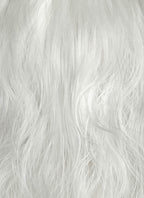 Resident Evil Selena Corey/Zombie Singer White Wavy Lace Front Synthetic Hair Wig LF8112