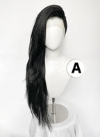 Long Lace Front Wig with Shaved Side - 3 Styles Available | Multiple Colors | Free 2 Wig Caps Included LF8126