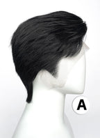 Short Lace Front Wig with Shaved Side - 2 Styles Available | Multiple Colors | Free 2 Wig Caps Included LF8127