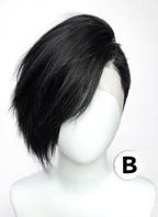 Short Lace Front Wig with Shaved Side - 2 Styles Available | Multiple Colors | Free 2 Wig Caps Included LF8127