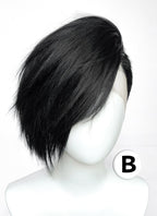 Short Lace Front Wig with Shaved Side - 2 Styles Available | Multiple Colors | Free 2 Wig Caps Included LF8127