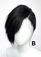 Short Lace Front Wig with Shaved Side - 2 Styles Available | Multiple Colors | Free 2 Wig Caps Included LF8127