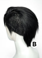 Short Lace Front Wig with Shaved Side - 2 Styles Available | Multiple Colors | Free 2 Wig Caps Included LF8127