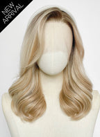 The Boys Starlight Mixed Blonde With Dark Roots Wavy 13" x 6" Lace Top Synthetic Wig LF8135