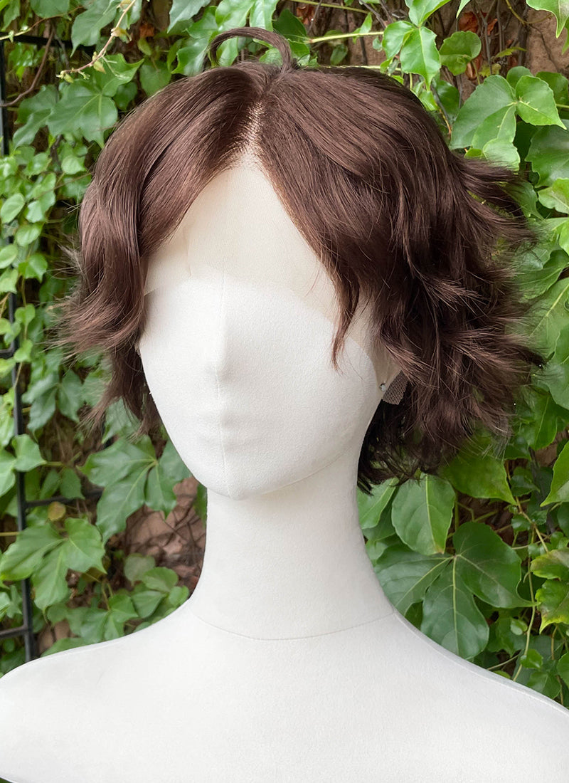 Critical Role Thimble Brown Wavy Lace Front Synthetic Wig LF8138