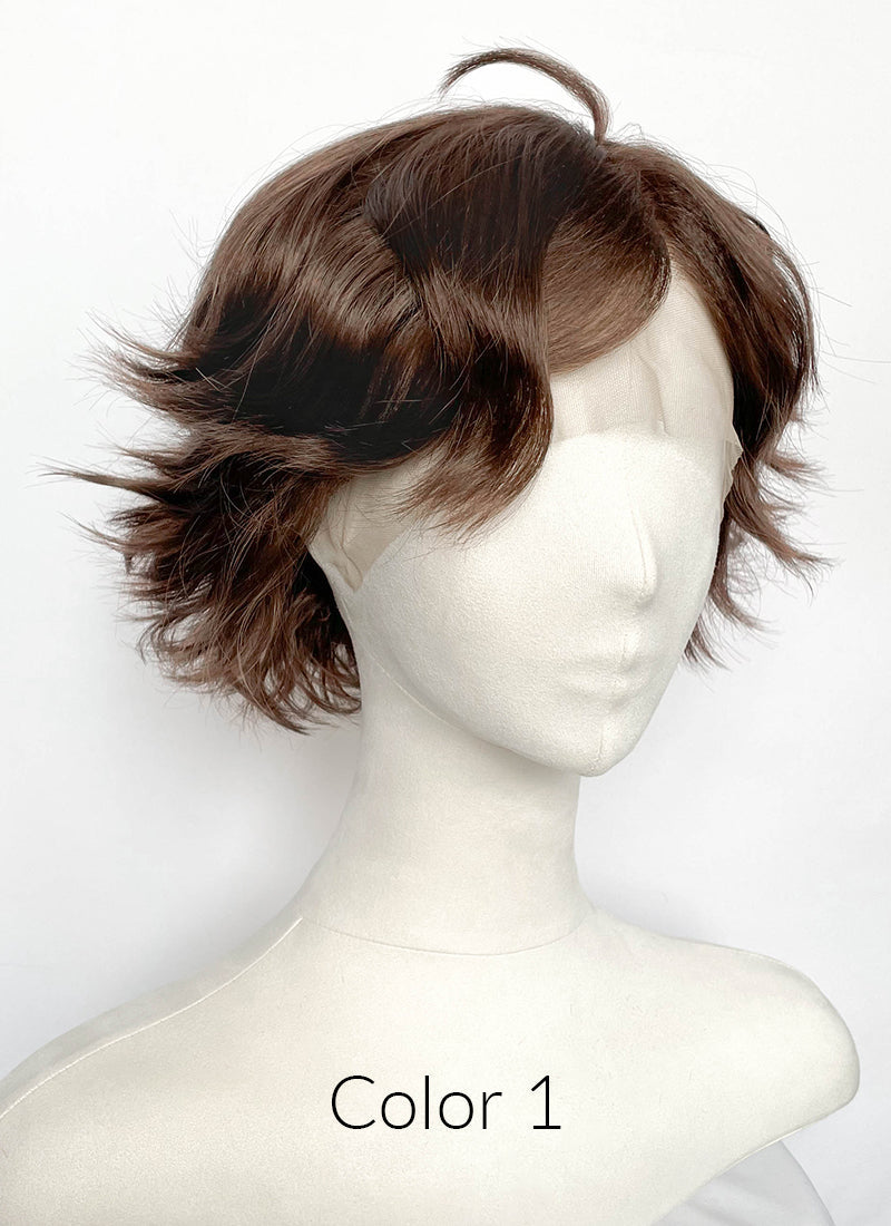 Critical Role Thimble Brown Wavy Lace Front Synthetic Wig LF8138