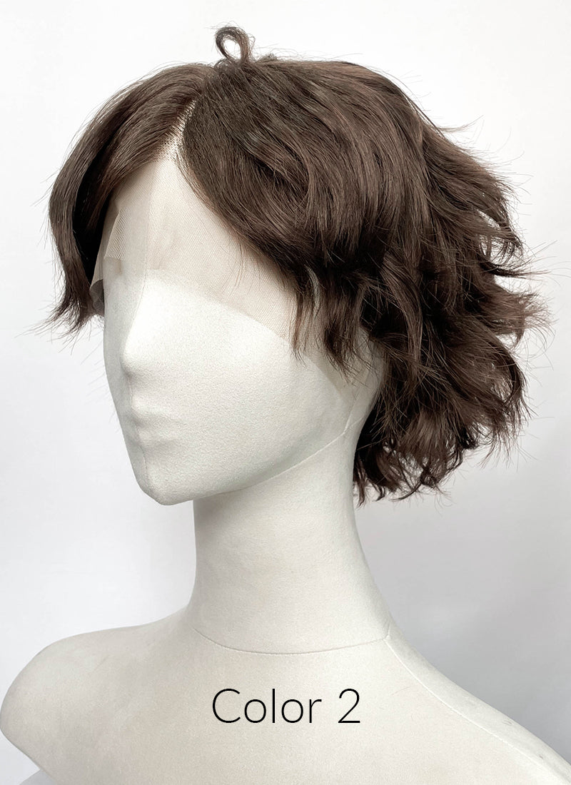 Critical Role Thimble Brown Wavy Lace Front Synthetic Wig LF8138