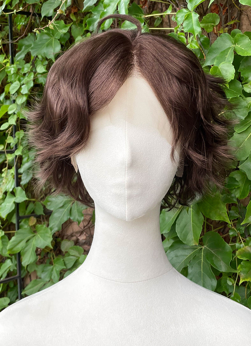 Critical Role Thimble Brown Wavy Lace Front Synthetic Wig LF8138