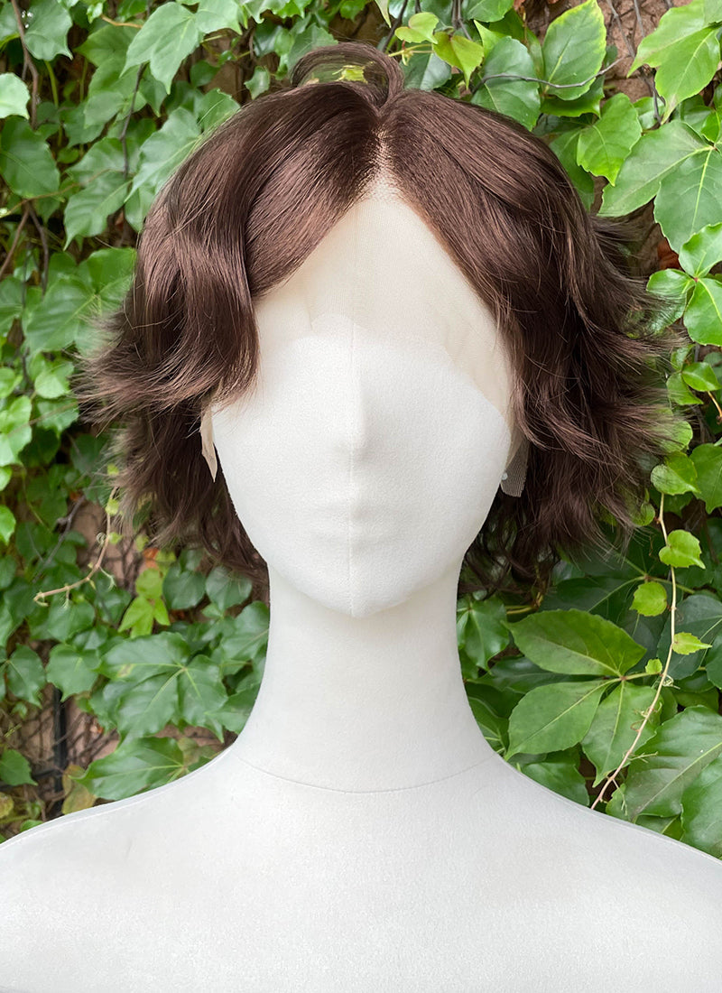 Critical Role Thimble Brown Wavy Lace Front Synthetic Wig LF8138