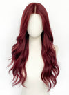 Red Wavy Lace Front Synthetic Wig LFCS258