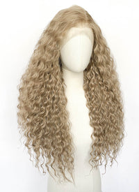Blonde Curly Lace Front Synthetic Wig LFCS261