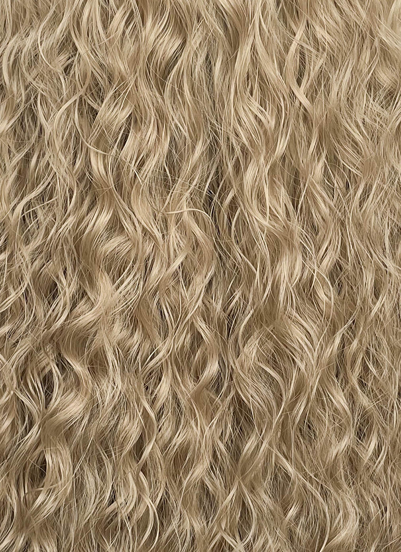 Blonde Curly Lace Front Synthetic Wig LFCS261