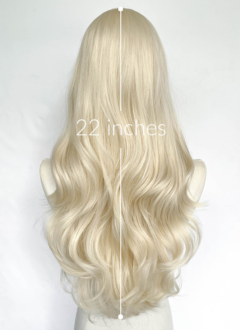 Blonde Wavy Lace Front Synthetic Wig LFCS345