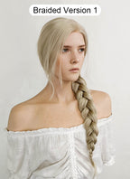 The Lord of the Rings The Rings of Power Galadriel Ash Blonde Wavy Lace Front Synthetic Wig LFK5539