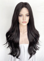 Dark Brown Wavy Lace Front Synthetic Hair Wig LFK5580