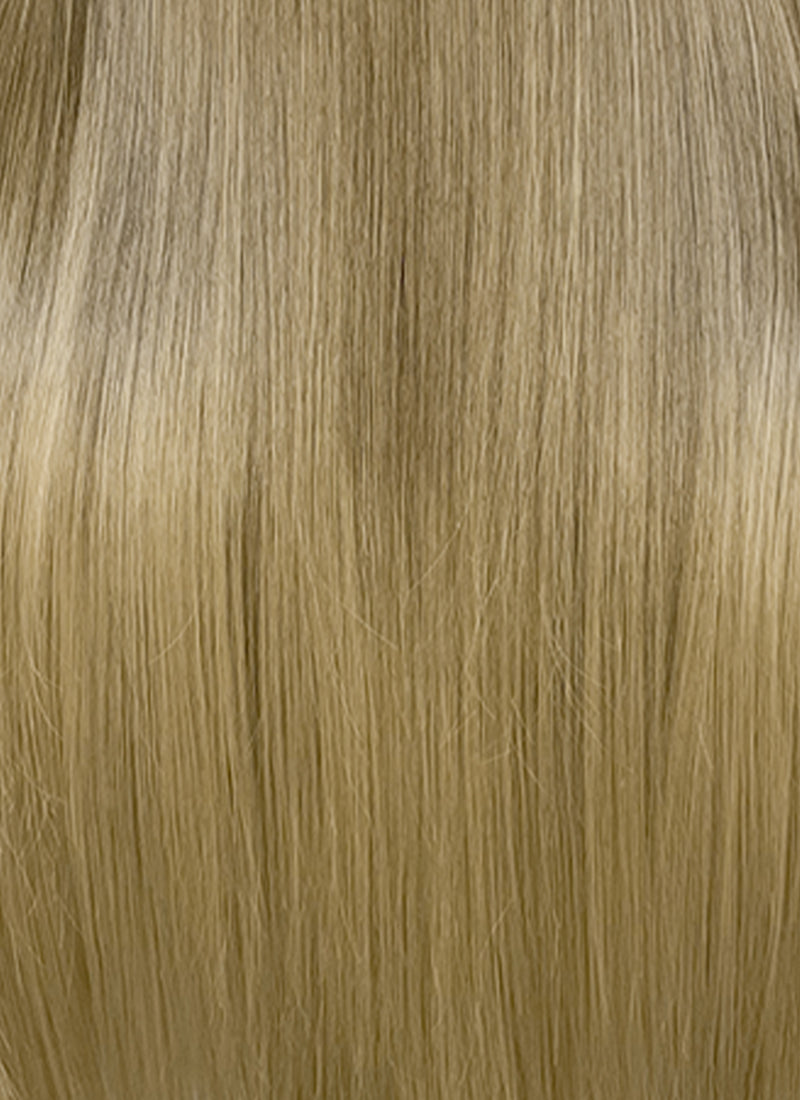 Brown Blonde Ombre Straight Lace Front Synthetic Hair Men's Wig LFM002