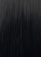 Black Straight 13" x 6" Lace Top Kanekalon Synthetic Hair Wig LFS018