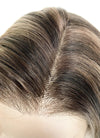 Balayage Blonde Mixed Brown Wavy Lace Front Kanekalon Synthetic Wig LFS045