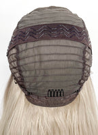 Blonde With Dark Roots Wavy 13" x 6" Lace Top Kanekalon Synthetic Hair Wig LFS053