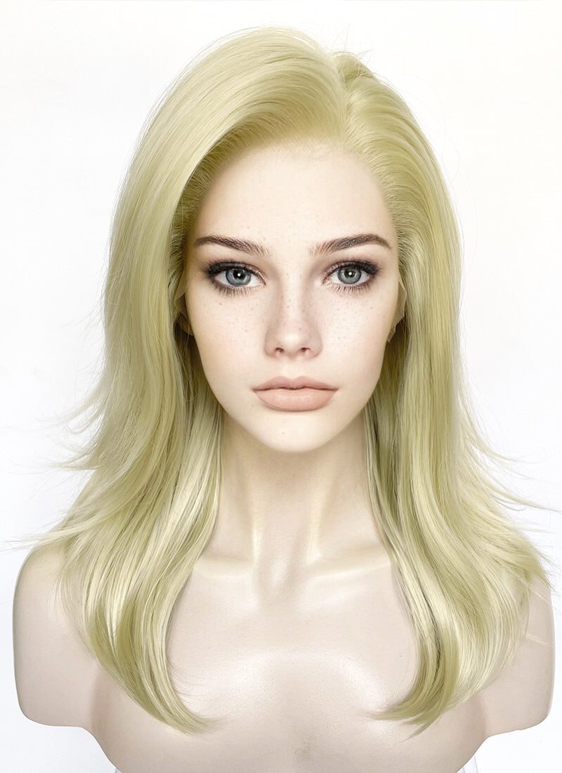 Blonde Straight Lace Front Synthetic Wig LW4041