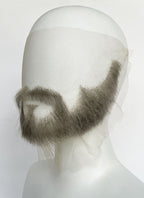 The Last of Us Joel Miller Handmade HD Lace Realistic Grey Beard and Moustache Facial Hair Set MB001