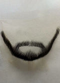 Arcane Jayce Talis Handmade HD Lace Realistic Black Beard and Moustache Facial Hair Set MB005